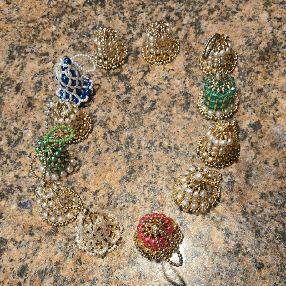 Elegant Multicolor Beaded Ornaments